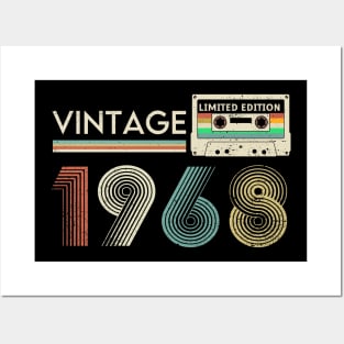 Vintage 1968 Limited Cassette Posters and Art